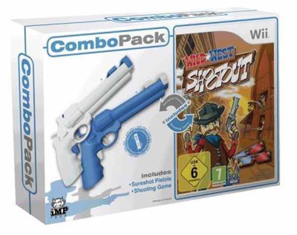 Wild West Shootout + pistolety + okulary