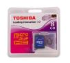 Toshiba microSDHC 8GB + adapter