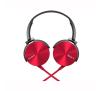 Słuchawki przewodowe Sony MDR-XB450AP (czerwony)