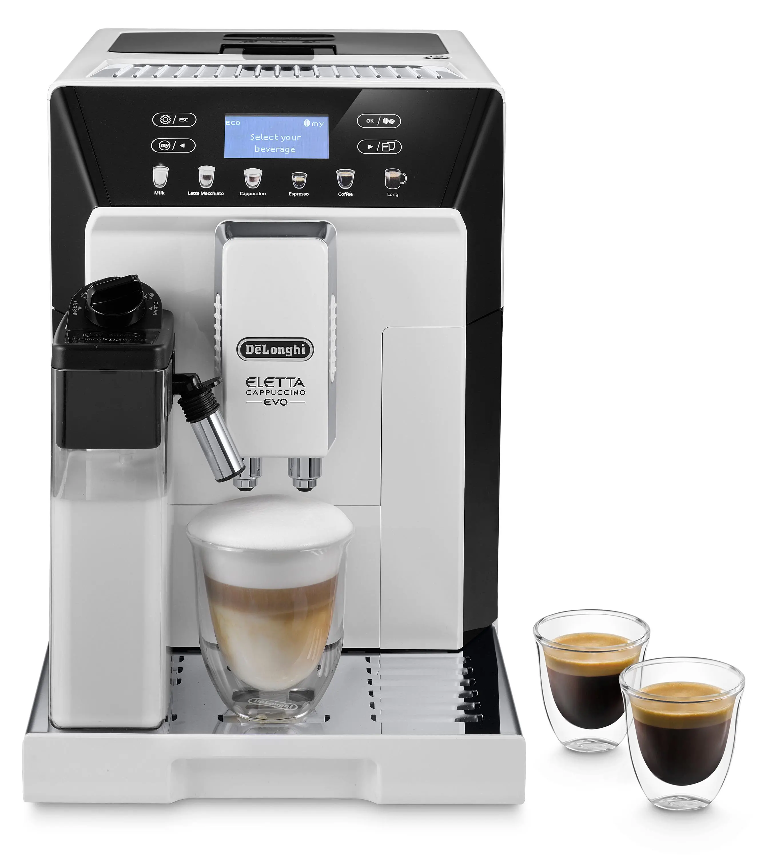 Ekspres DeLonghi Eletta Cappuccino Evo ECAM46.860.W