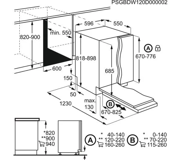 Electrolux 900 ComfortLift EEC67310L 60cm Automatyczne otwieranie drzwi Szuflada na sztućce - Kup na Raty - RRSO 0%