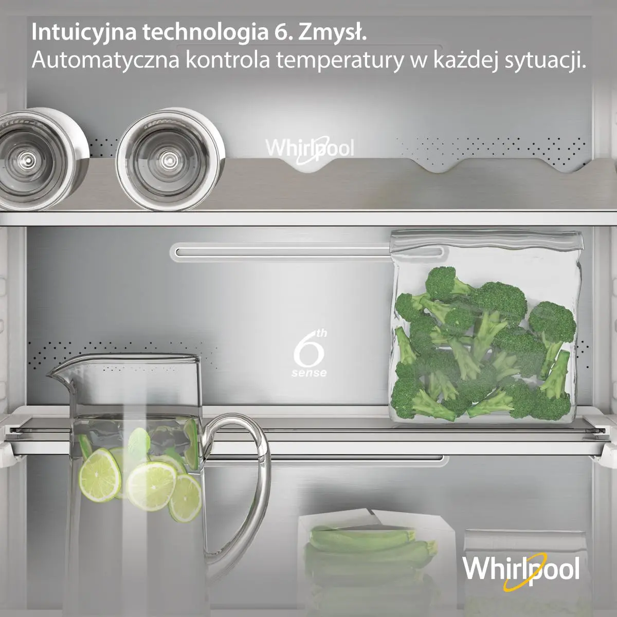 Lodówka Whirlpool WHC20 T573 P Pełny No Frost 193,5cm