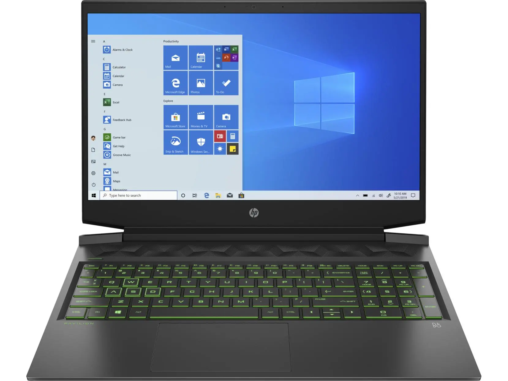 Laptop gamingowy HP Pavilion 16-a0040nw 16,1" 144Hz i5-10300H 8GB RAM 512GB Dysk SSD GTX1650Ti Win10 Czarny