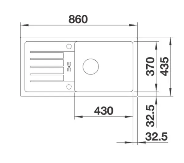 Blanco FAVUM XL 6 S 526082 Granitowy Czarny - Kup na Raty - RRSO 0%