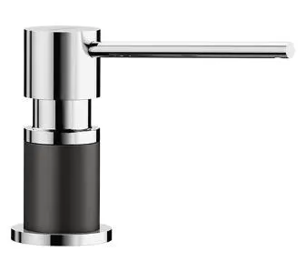 Dozownik do mydła Blanco LATO 526177 Chrom/Czarny