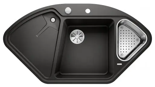 Zlewozmywak Blanco DELTA II 525867 Granitowy Czarny
