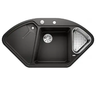 Zlewozmywak Blanco DELTA II 525867 Granitowy Czarny