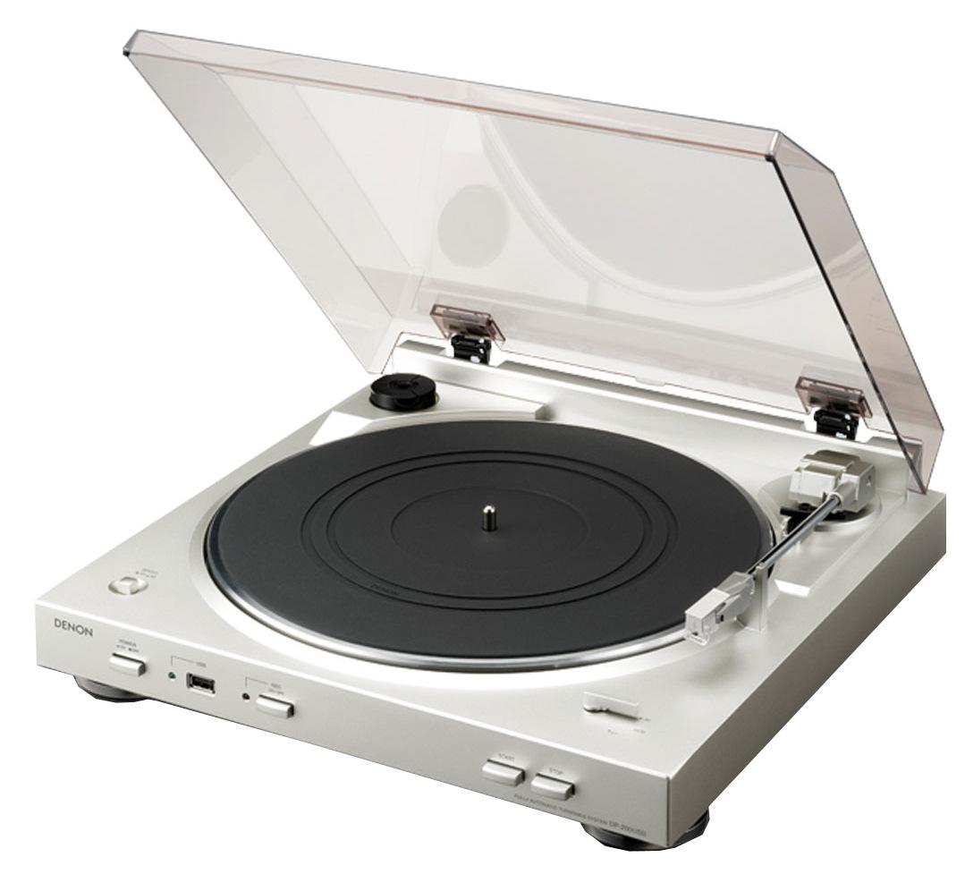 Gramofon Denon DP-200USB (srebrny)