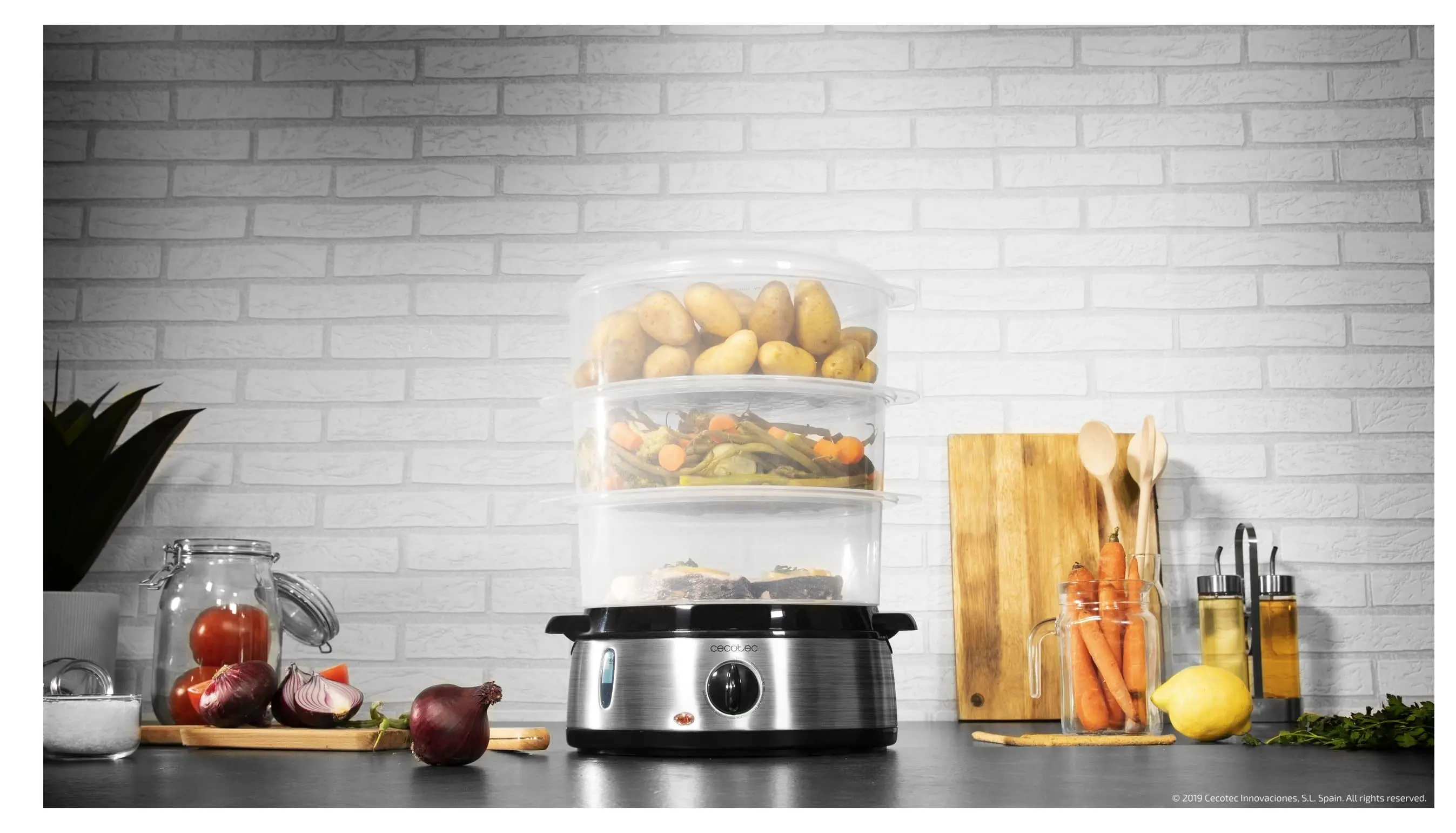 Фото Пароварка Cecotec Vapovita 3000 Inox (04109)