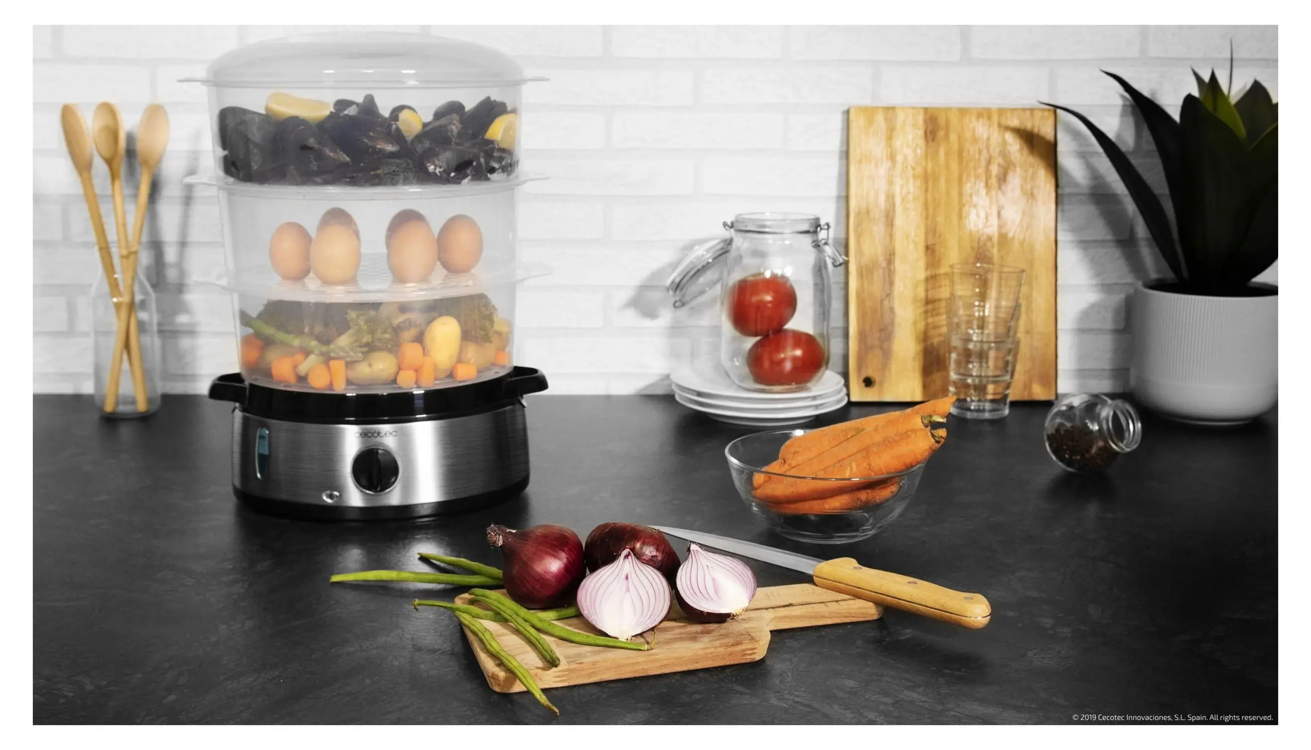 Фото Пароварка Cecotec Vapovita 3000 Inox (04109)