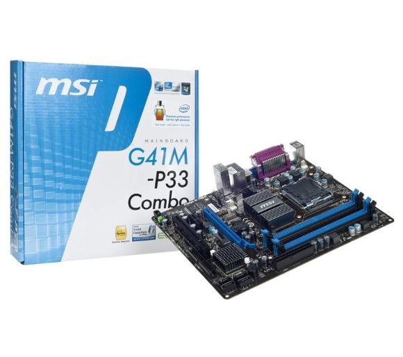 Msi g41m p33 combo не запускается