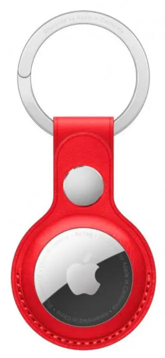 Brelok Apple Skórzany brelok do AirTag Czerwony