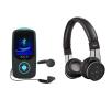 Odtwarzacz XX.Y BC-775 (czarno-niebieski) + słuchawki HP-8500