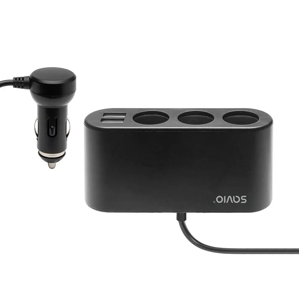 Rozdzielacz gniazda zapalniczki Savio SA-024 12/24V 3,1A