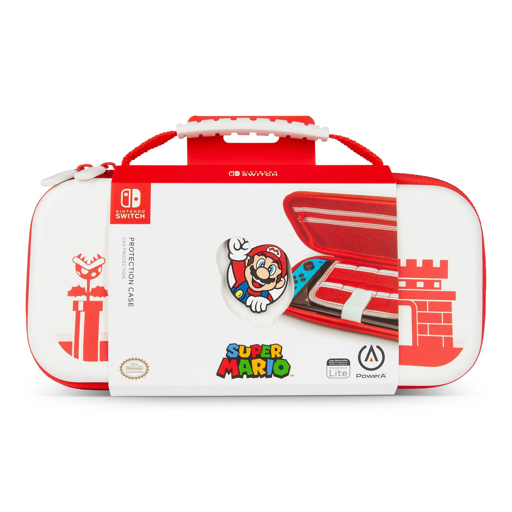 Etui PowerA Protection Case Mario Red & White
