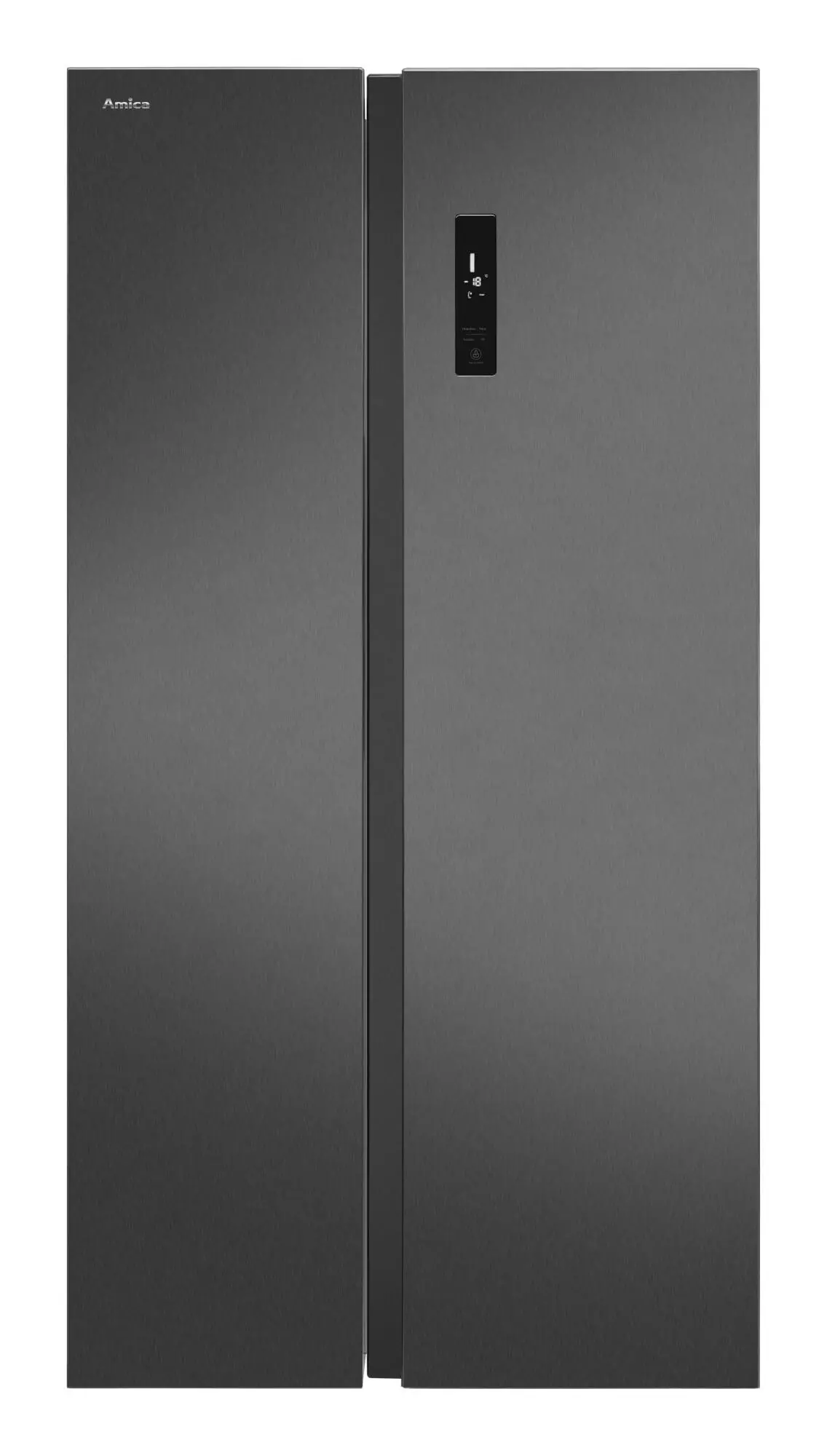 Lodówka Amica FY5119.3DFBX Pełny No Frost 177cm Komora świeżości Czarny Inox