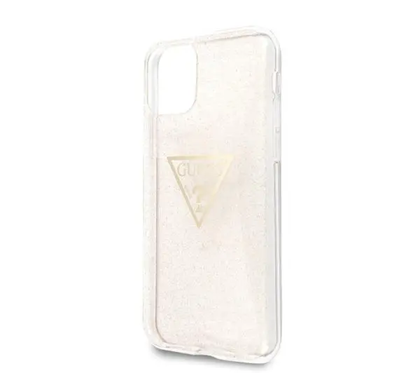 Guess Glitter Triangle GUHCN58SGTLGO do iPhone 11 Pro Złoty