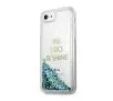 Etui Guess Party Glitter Liquid GUHCP7GLUQBL do iPhone 7/8/SE2020 Niebieski