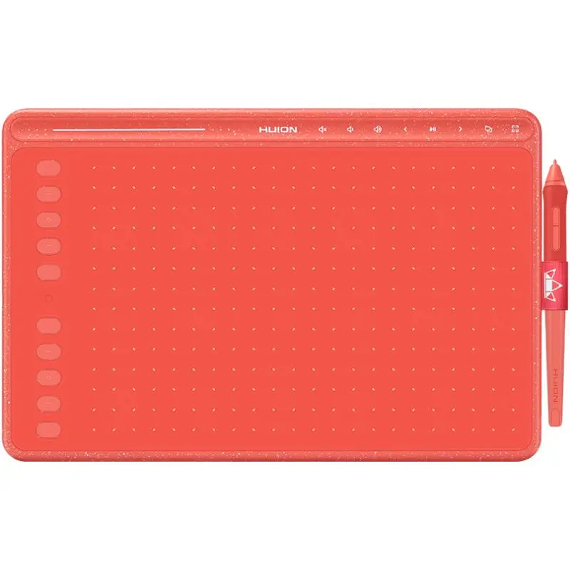 Tablet graficzny Huion HS611 Czerwony