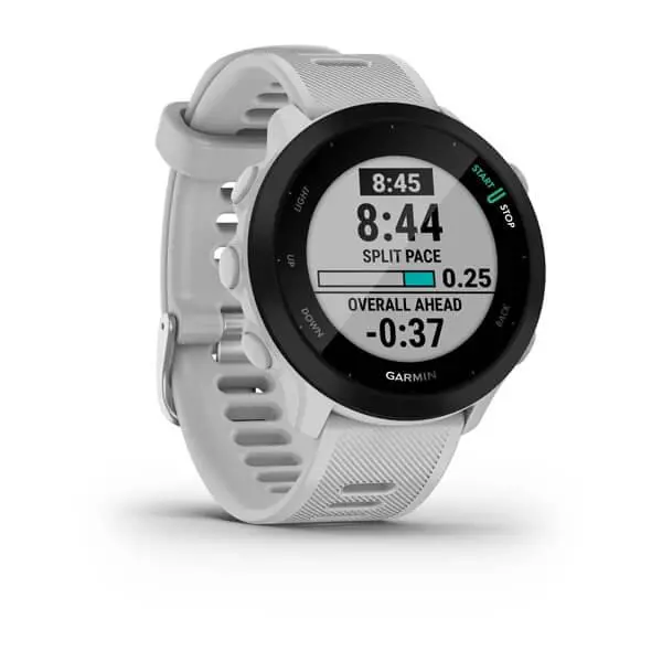 GARMIN Forerunner 55 ホワイト Smartwatch Garmin Forerunner 55 42mm GPS Biały - Opinie