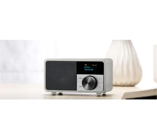 Sangean GENUINE MINI dab+ DDR-7 Radio FM DAB+ Bluetooth Srebrny - Kup na Raty - RRSO 0%