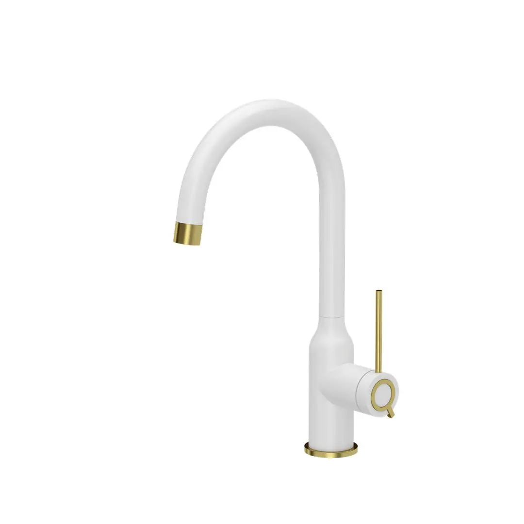 Bateria Quadron 3523500_WHMPVDG1 Ingrid Biały/Złoty Stal szlachetna