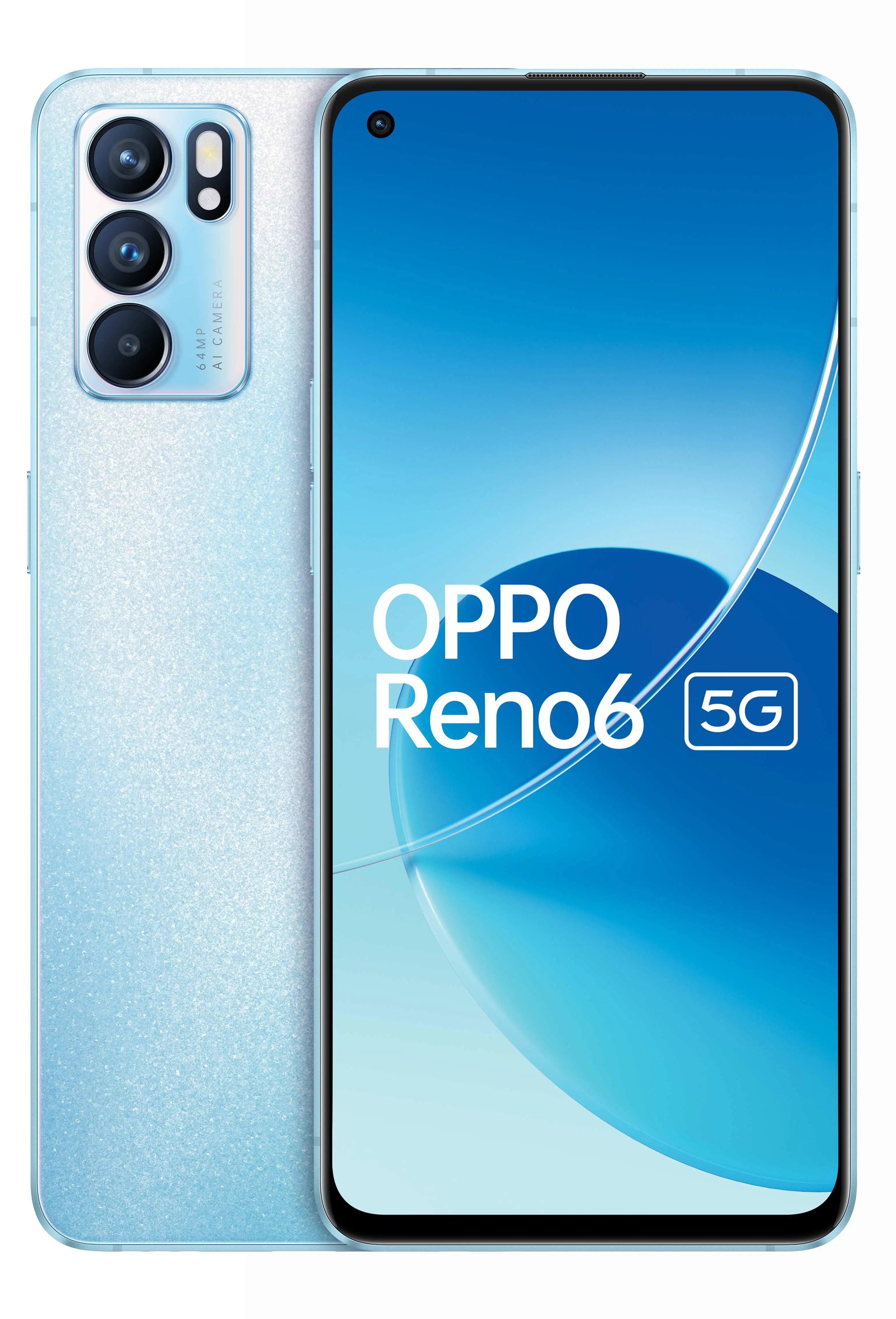 Smartfon OPPO Reno6 5G 8/128GB 6,43" 90Hz 64Mpix Niebieski