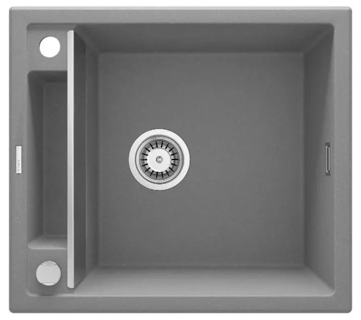 Zlewozmywak Deante Magnetic ZRM S103 Granitowy Szary metalik