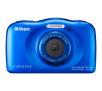 Nikon Coolpix S33 (niebieski) + plecak