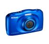 Nikon Coolpix S33 (niebieski) + plecak