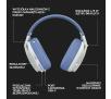 Słuchawki bezprzewodowe z mikrofonem Logitech G435 Lightspeed - biały + naklejki