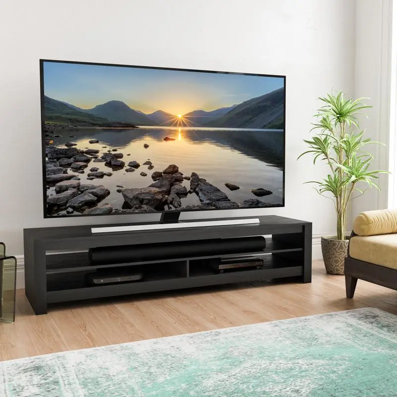 Stolik Techlink CA180RBO Czarny dąb