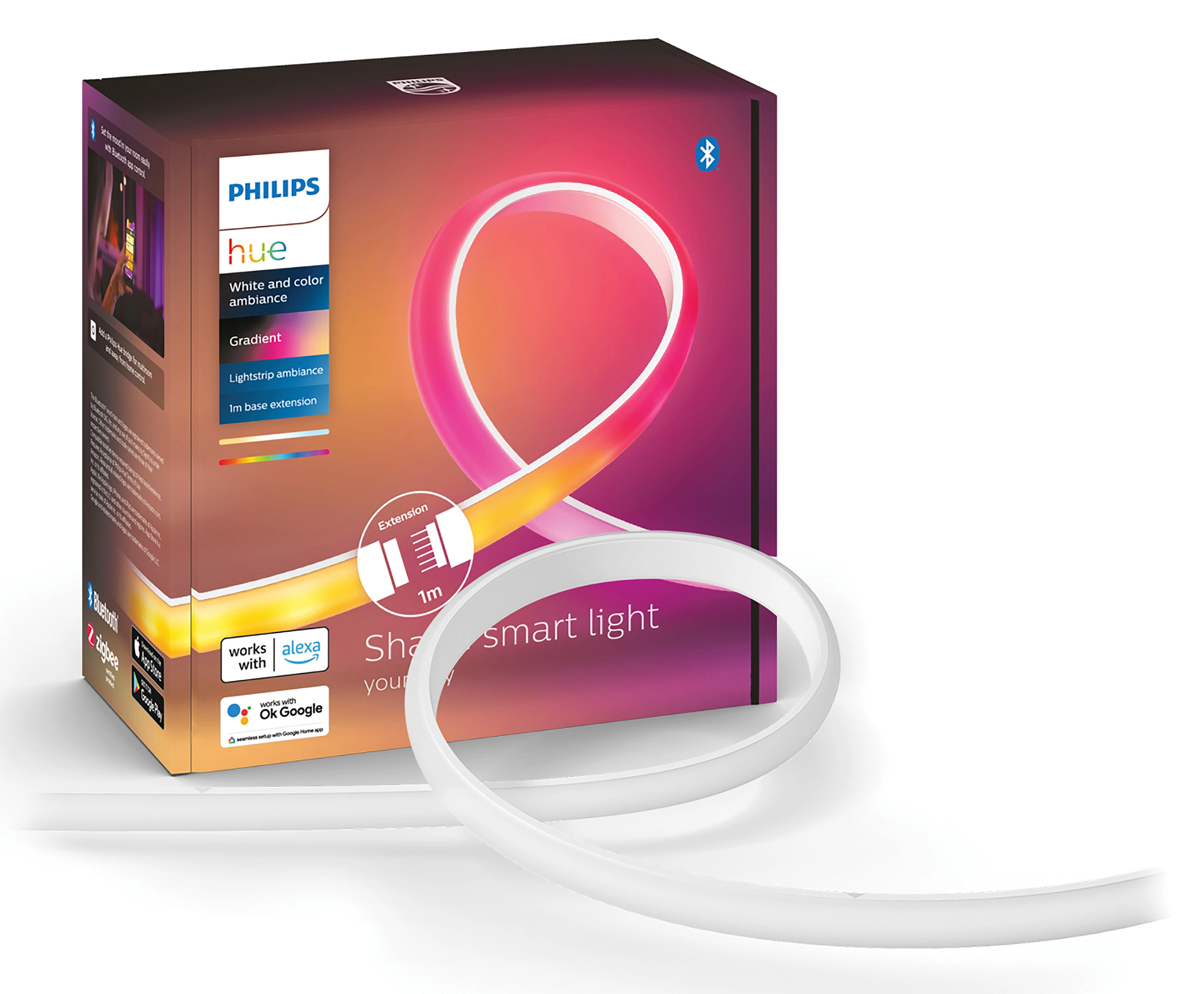 Taśma LED Philips Hue White and Colour Ambiance Play przedłużacz 1m
