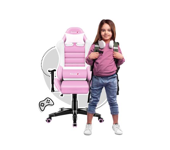 fotel gamingowy Huzaro Ranger 6.0 (różowy) dla dziecka