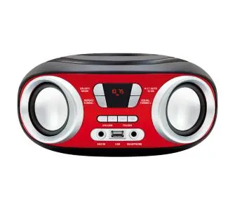 Radioodtwarzacz Manta MM210 CHILLI BoomBox Czarno-czerwony