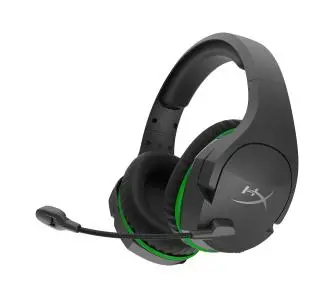 Słuchawki bezprzewodowe z mikrofonem HyperX CloudX Stinger Core dla Xbox HHSS1C-DG-GY/G Nauszne Czarno-zielony