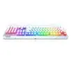 Klawiatura mechaniczna SPC Gear GK650K Omnis RGB Onyx White Pudding Edition Kailh Blue Biały