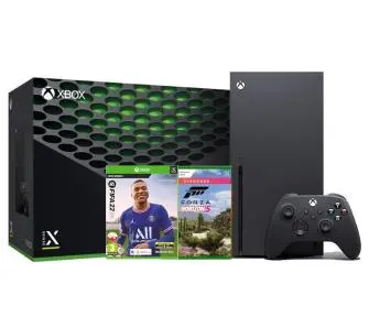 Konsola Xbox Series X 1TB z napędem + Forza Horizon 5 + FIFA 22