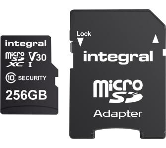 Karta pamięci Integral Security microSDHC 256GB Class 10 UHS-I/U3 A1 V30