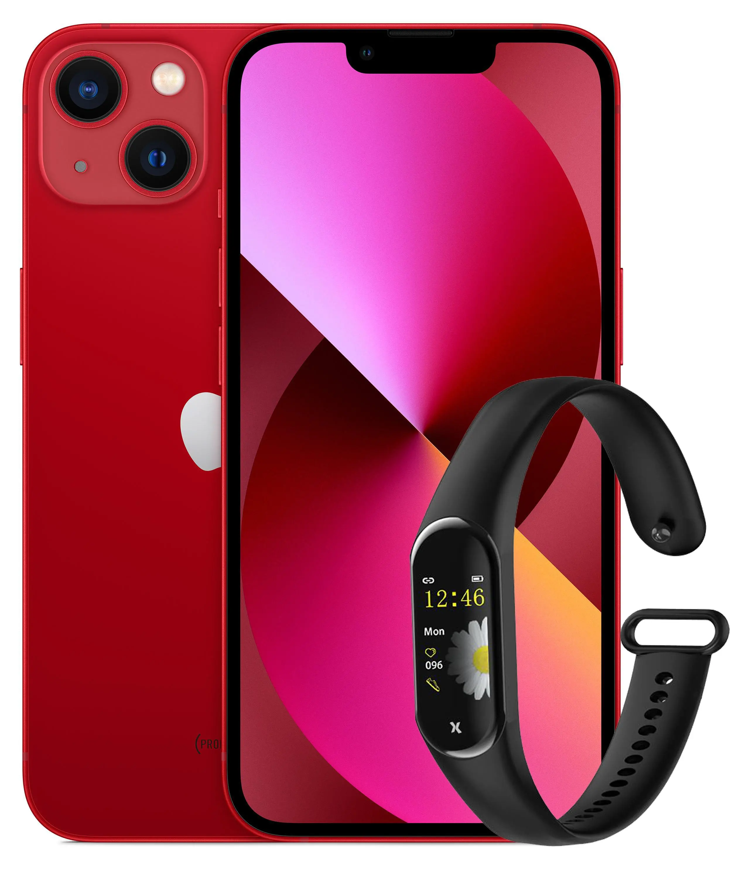 Smartfon Apple iPhone 13 mini 128GB RED + opaska FW20 - 5,4