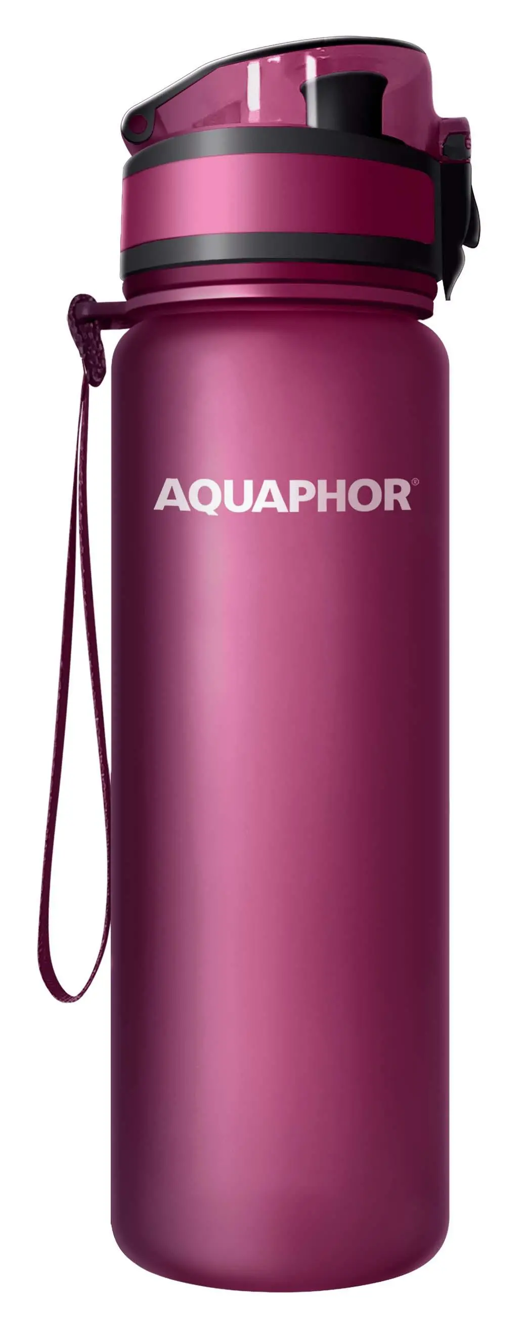 Butelka filtrująca Aquaphor City 0,5l 1 wkład Bordowy