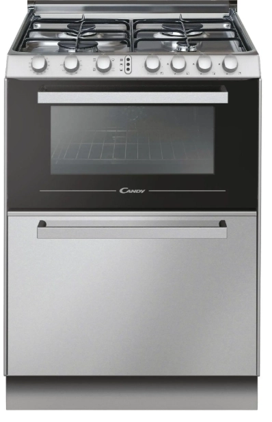 Kuchnia gazowo-elektryczna ze zmywarką Candy TRIO4GXNT/1 Rożen