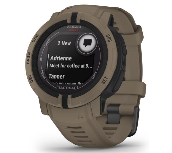 Smartwatch Garmin Instinct 2 Solar Tactical (brązowy)