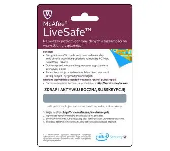 Antywirus McAfee LiveSafe 12 mc