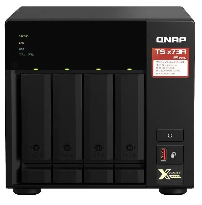 Dysk sieciowy QNAP TS-473A-8G Czarny