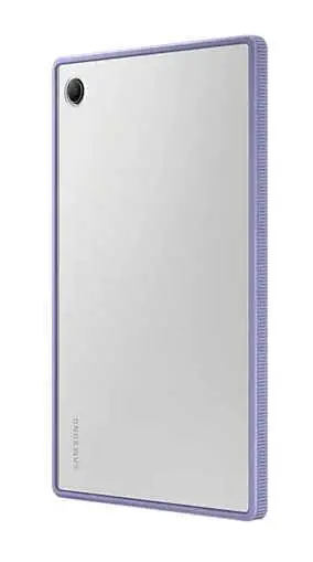 Etui na tablet Samsung Galaxy Tab A8 Edge Cover przezroczysty EF-QX200TV Fioletowy