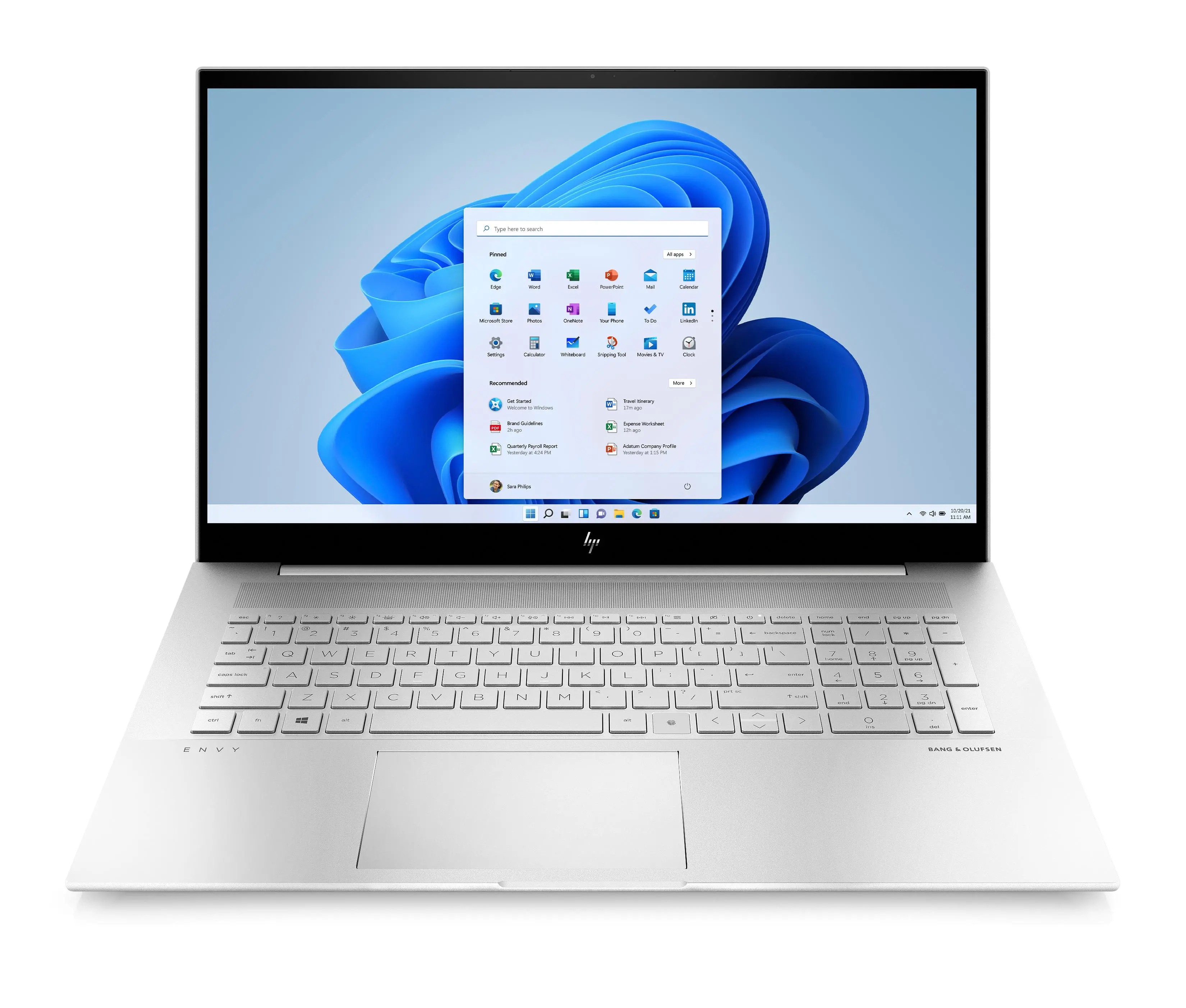 Laptop HP ENVY 17-ch1112nw 17,3" i7-1195G7 32GB RAM 1TB Dysk SSD Win11 Srebrny