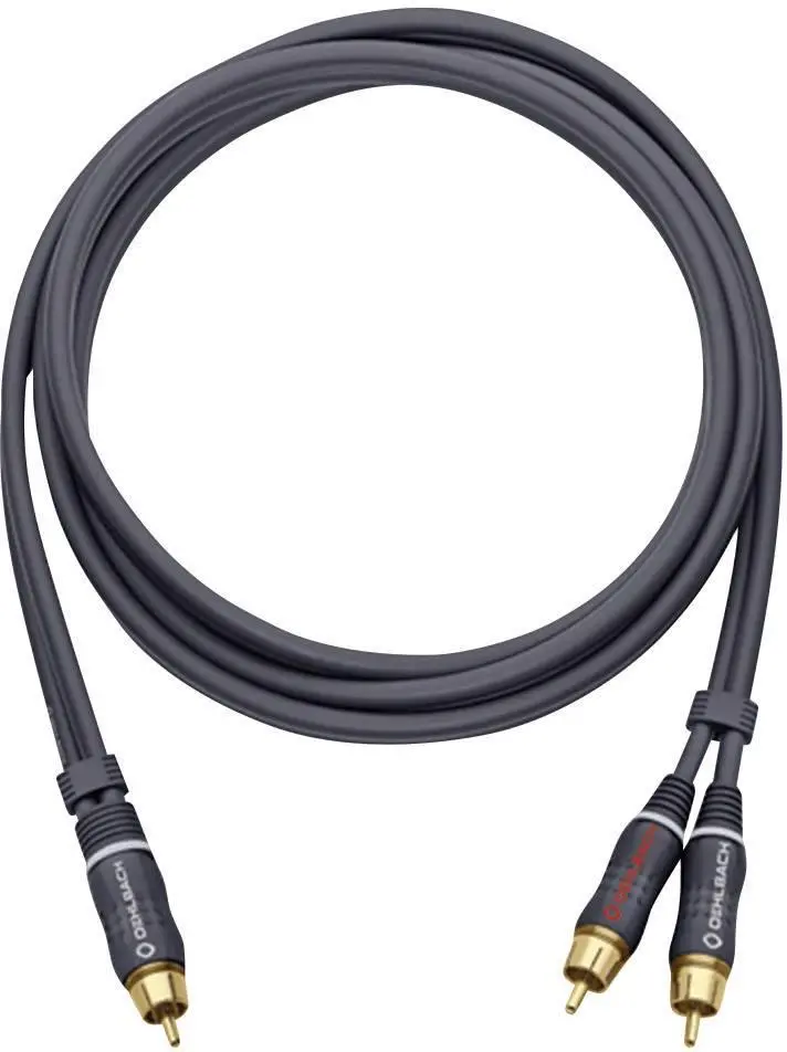 Kabel  audio Oehlbach 23703 BOOM 300 3m Srebrny