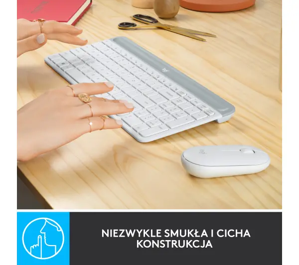 Logitech MK470  Biały