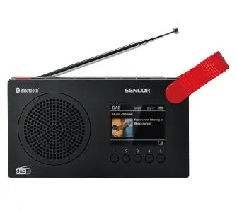 Radioodbiornik Sencor SRD 7757BK Radio FM DAB+ Bluetooth Czarny
